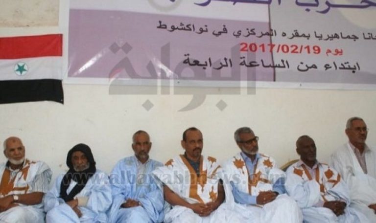 حزب موريتاني يعلن تضامنه مع انتفاضة الأحواز ويطالب بمعاقبة إيران